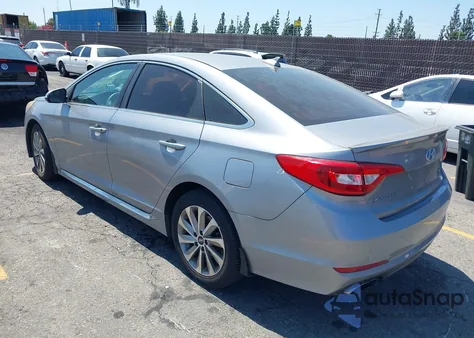 2017 Hyundai Sonata Sport из США, поврежденный, VIN 5NPE34AF8HH444460